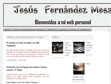 Tablet Screenshot of jesusfernandezmesa.com
